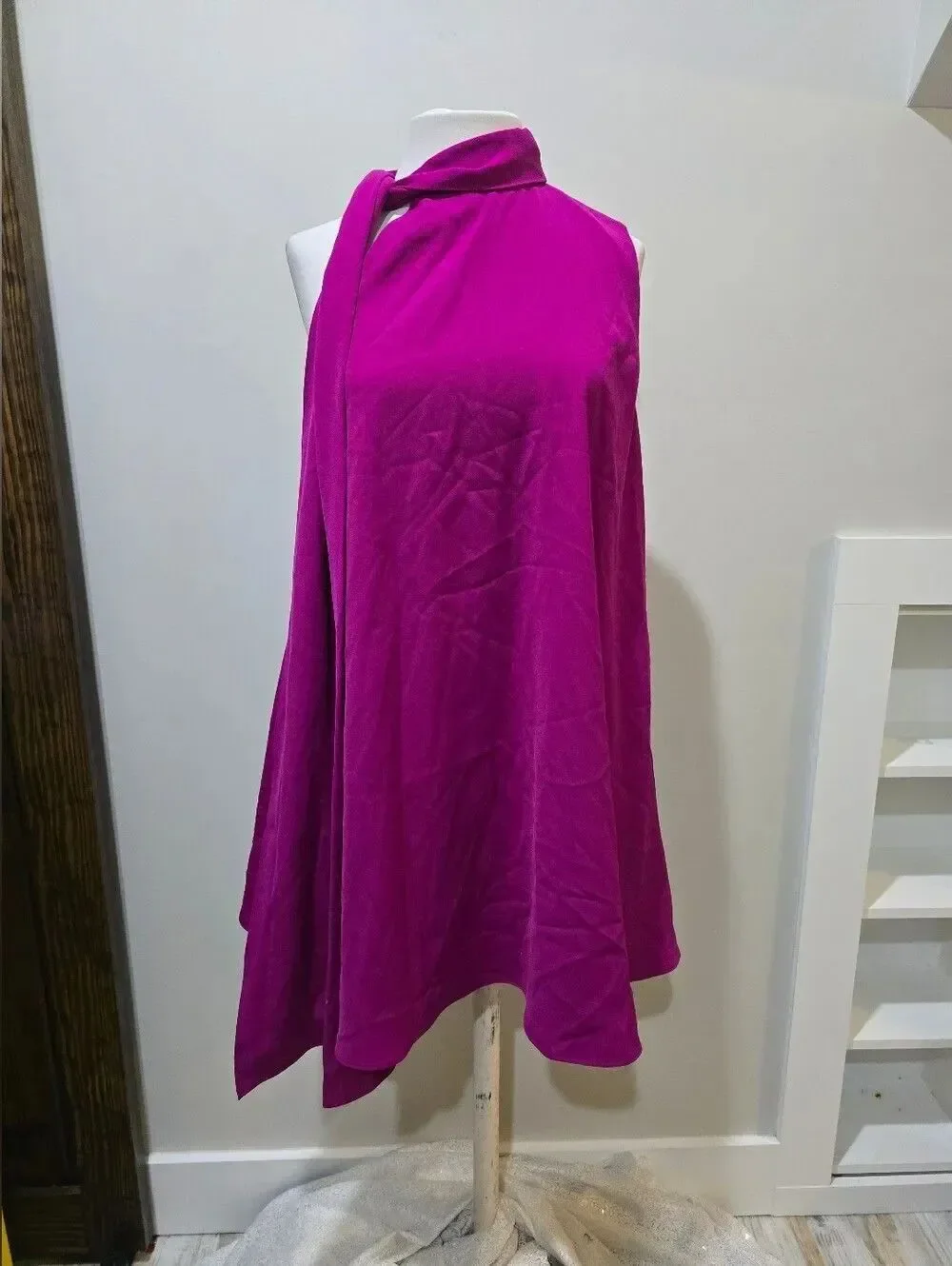 Black Halo Henna Mini Cocktail Dress In Berry Plum NWOT Size Small